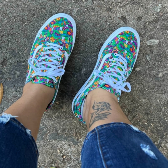 Vans Mushroom Floral Shoe sneaker 7.5 - Picture 9 of 9